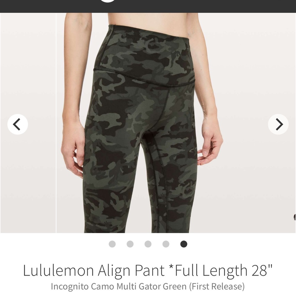 2. Lululemon Align Camo Leggings